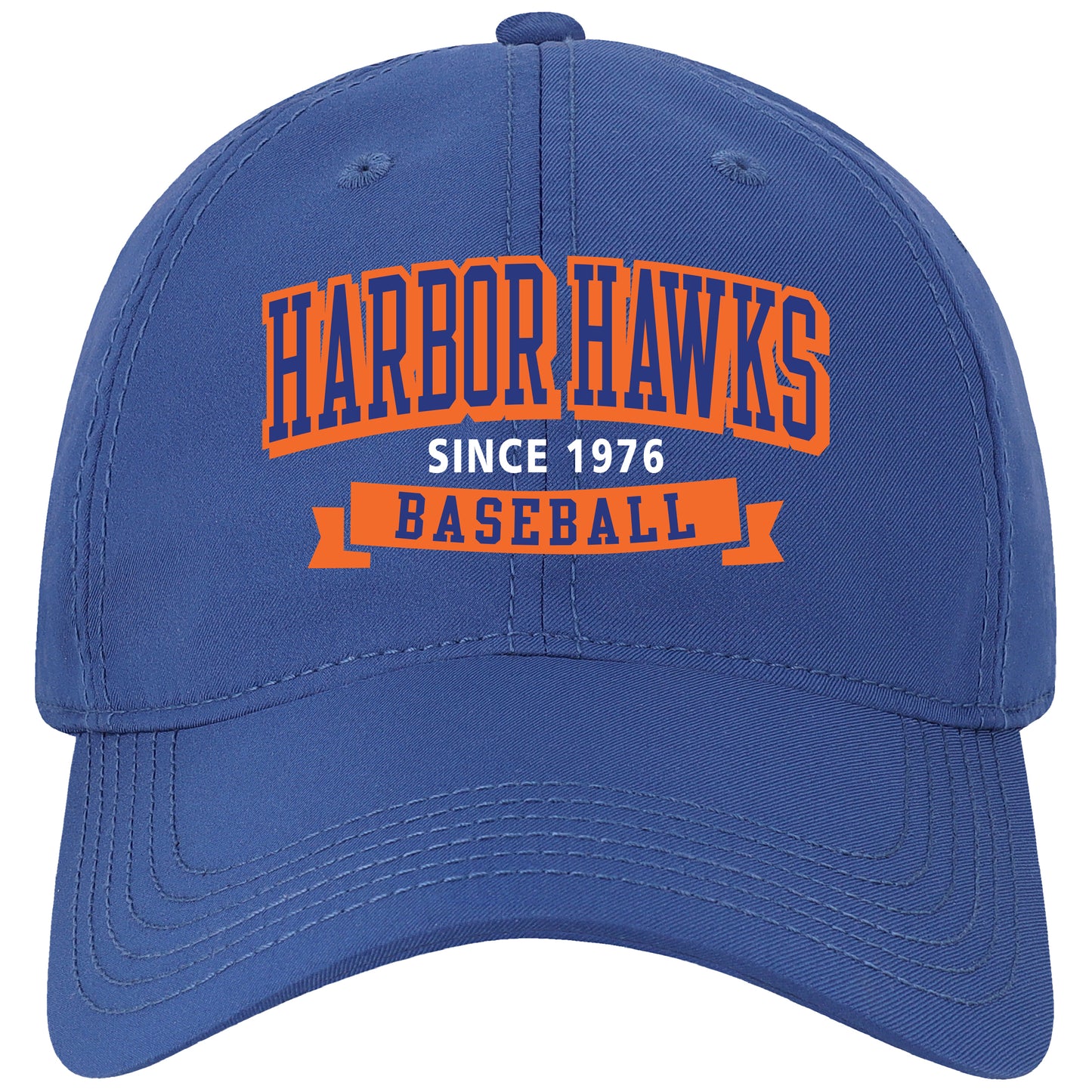 Cool Fit Adjustable (CFA) Hat in Orange and Royal