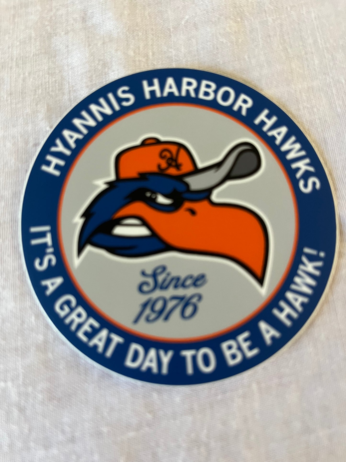 Sticker Hawk Head Round