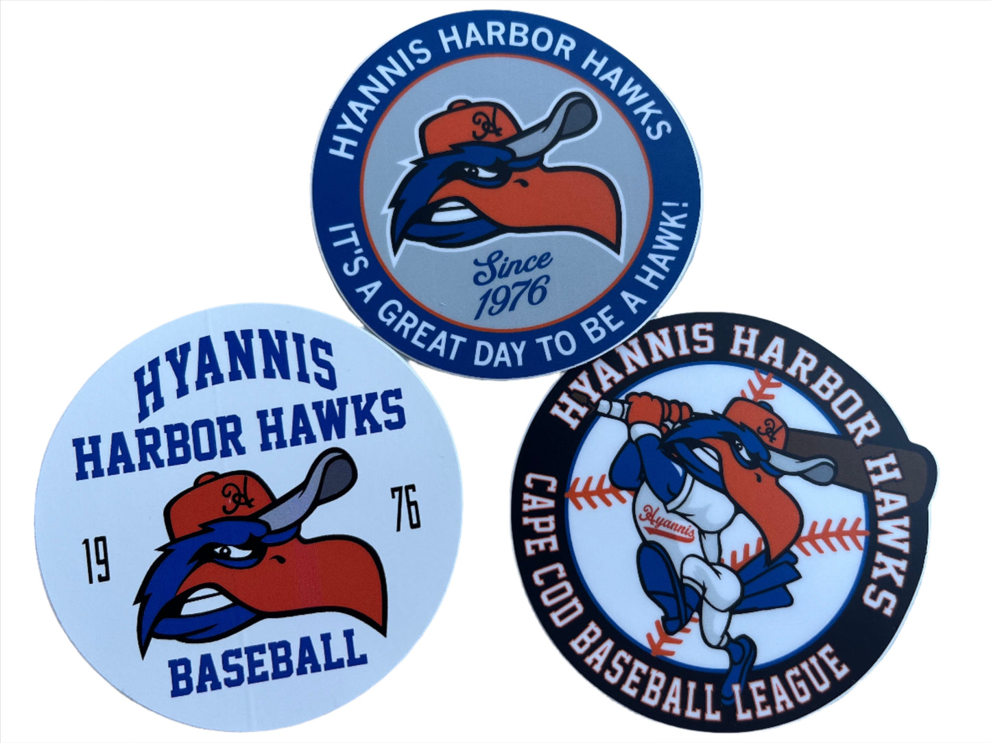 Sticker Hawk Head Round