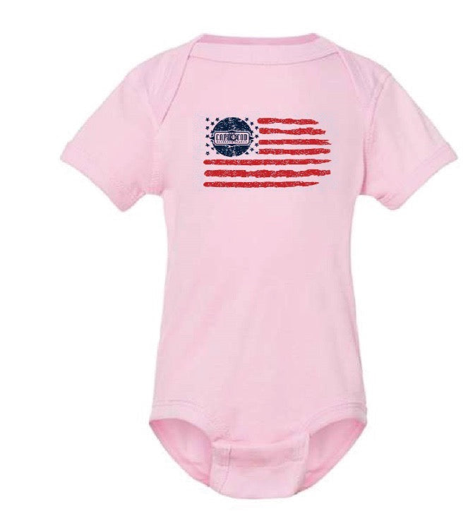 INFANT Flag Onsie