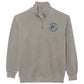 HHH 1/4 Zip Sweatshirt in Washed Navy and Cement