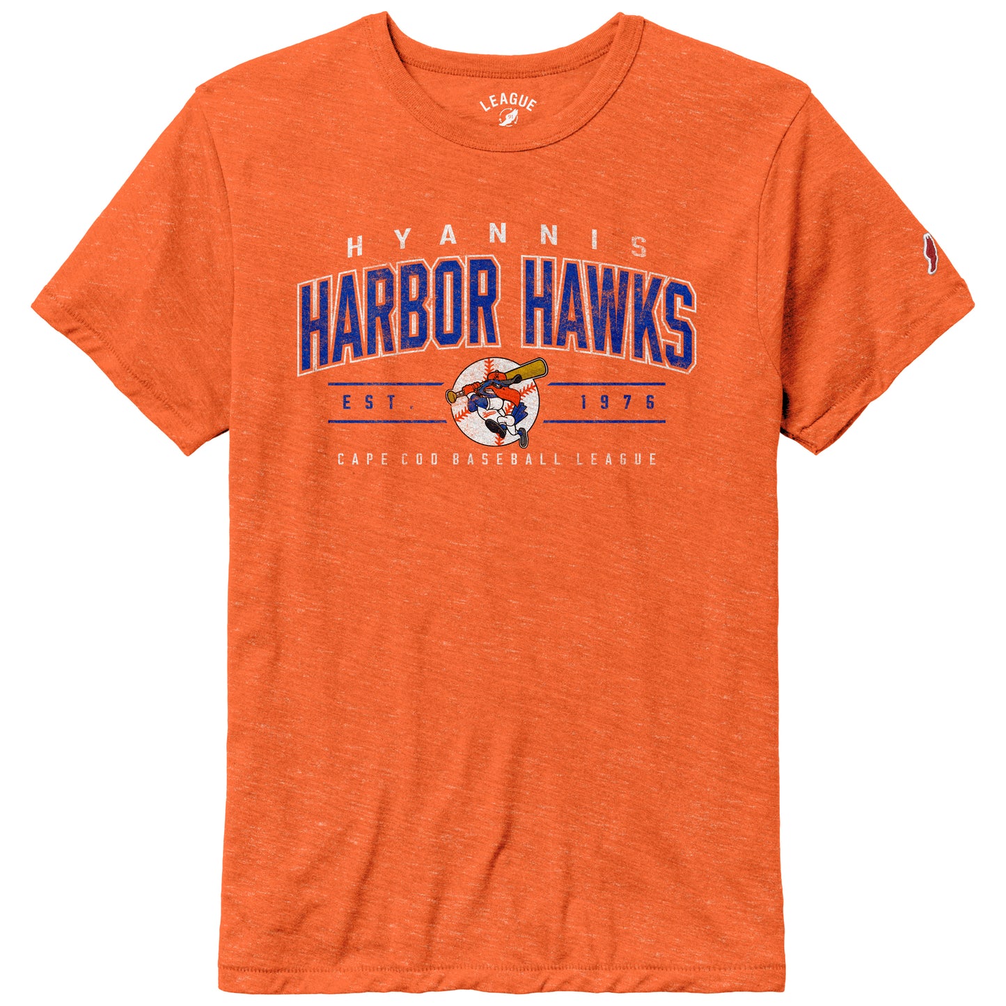 HHH S/S L2 Tee in Orange, Canvas, Royal