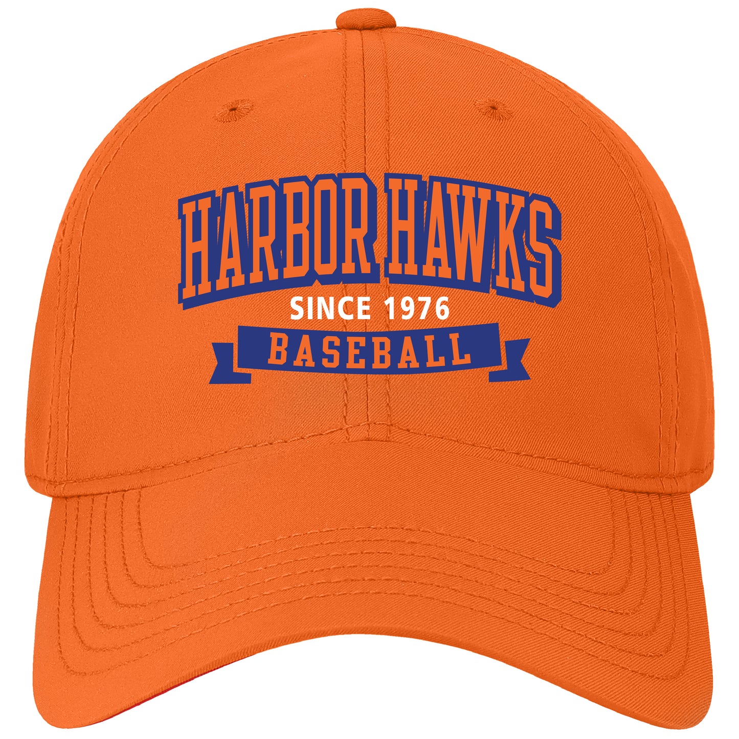 Cool Fit Adjustable (CFA) Hat in Orange and Royal