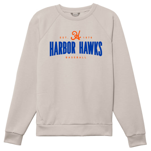 L2 Crew Sweat in Denim and Cement