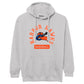 Essential Hoodie in Classic Oxford and Orange