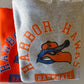 Essential Hoodie in Classic Oxford and Orange
