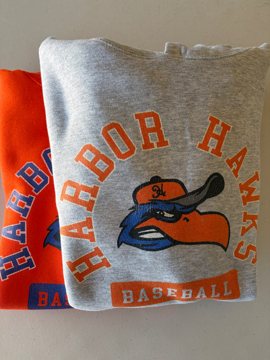 Essential Hoodie in Classic Oxford and Orange