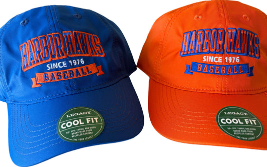 Cool Fit Adjustable (CFA) Hat in Orange and Royal