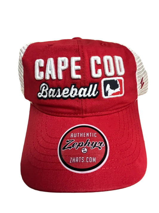 CCBL Red/White Trucker Hat