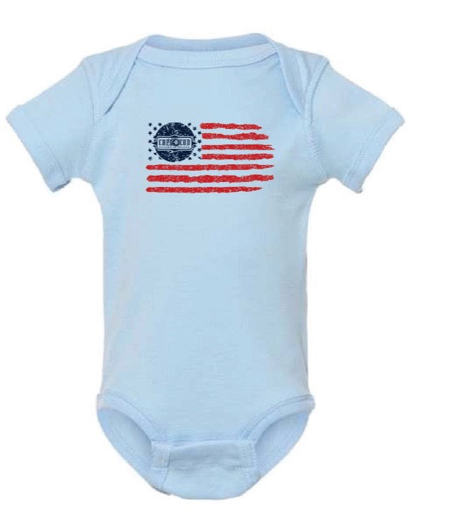 INFANT Flag Onsie