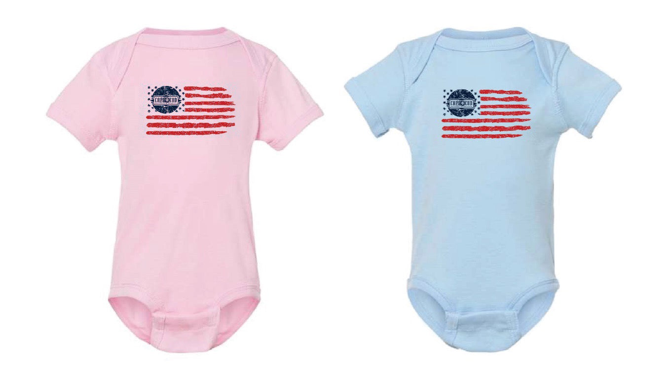 INFANT Flag Onsie