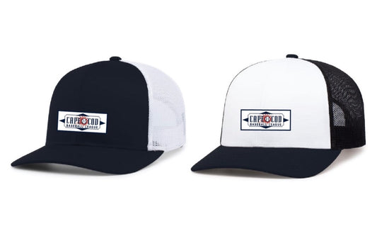 Navy and White CCBL Trucker Patch Hat